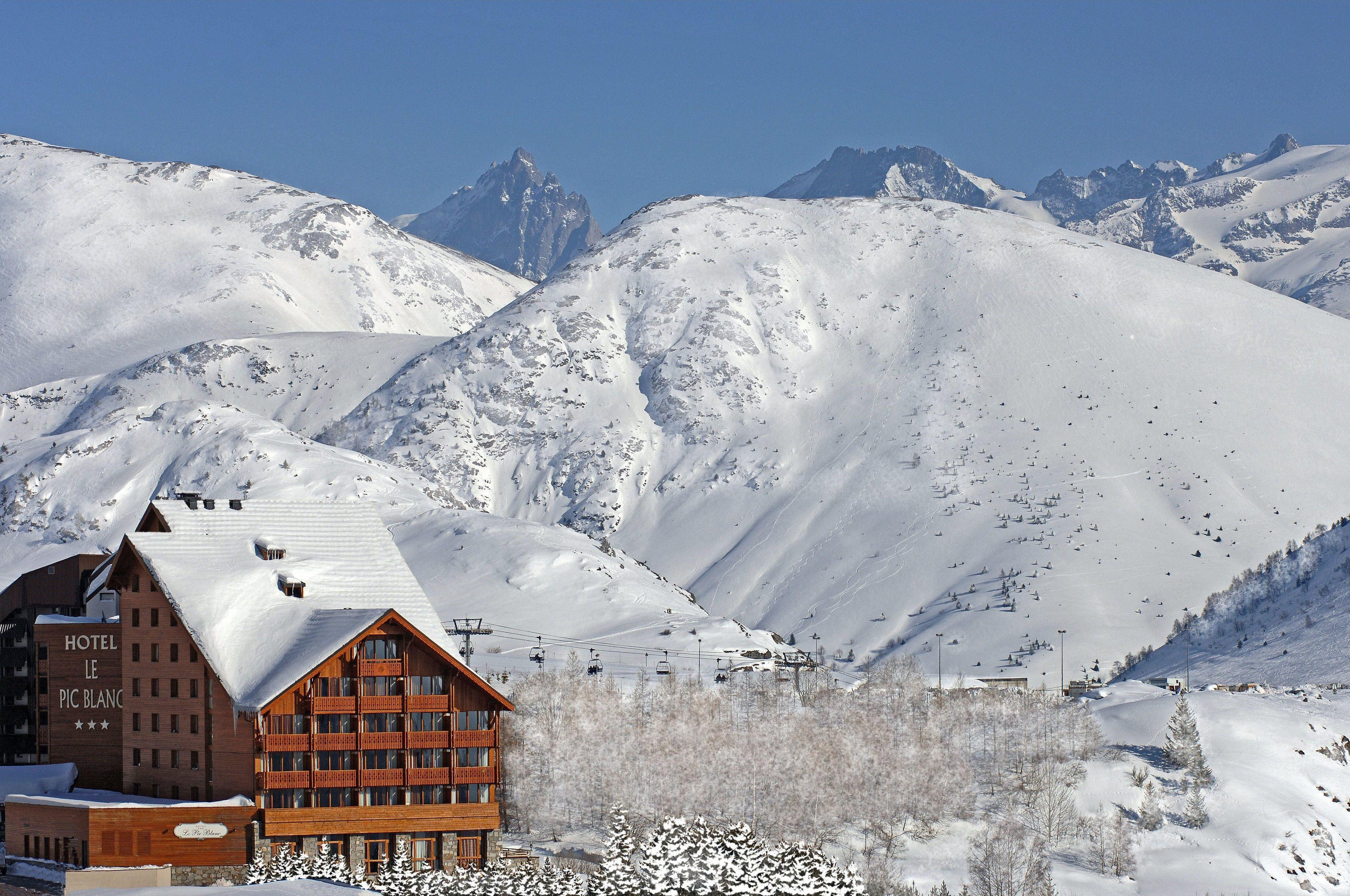 Le Pic Blanc Hotell Alpe d'Huez Exteriör bild